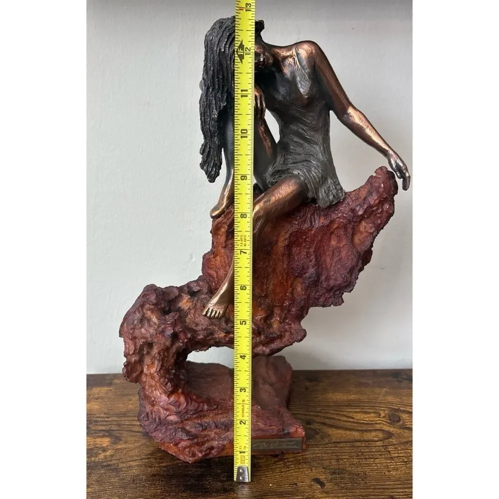 Vintage Carol Camps Artistic Bronze / Raising Sculpture
